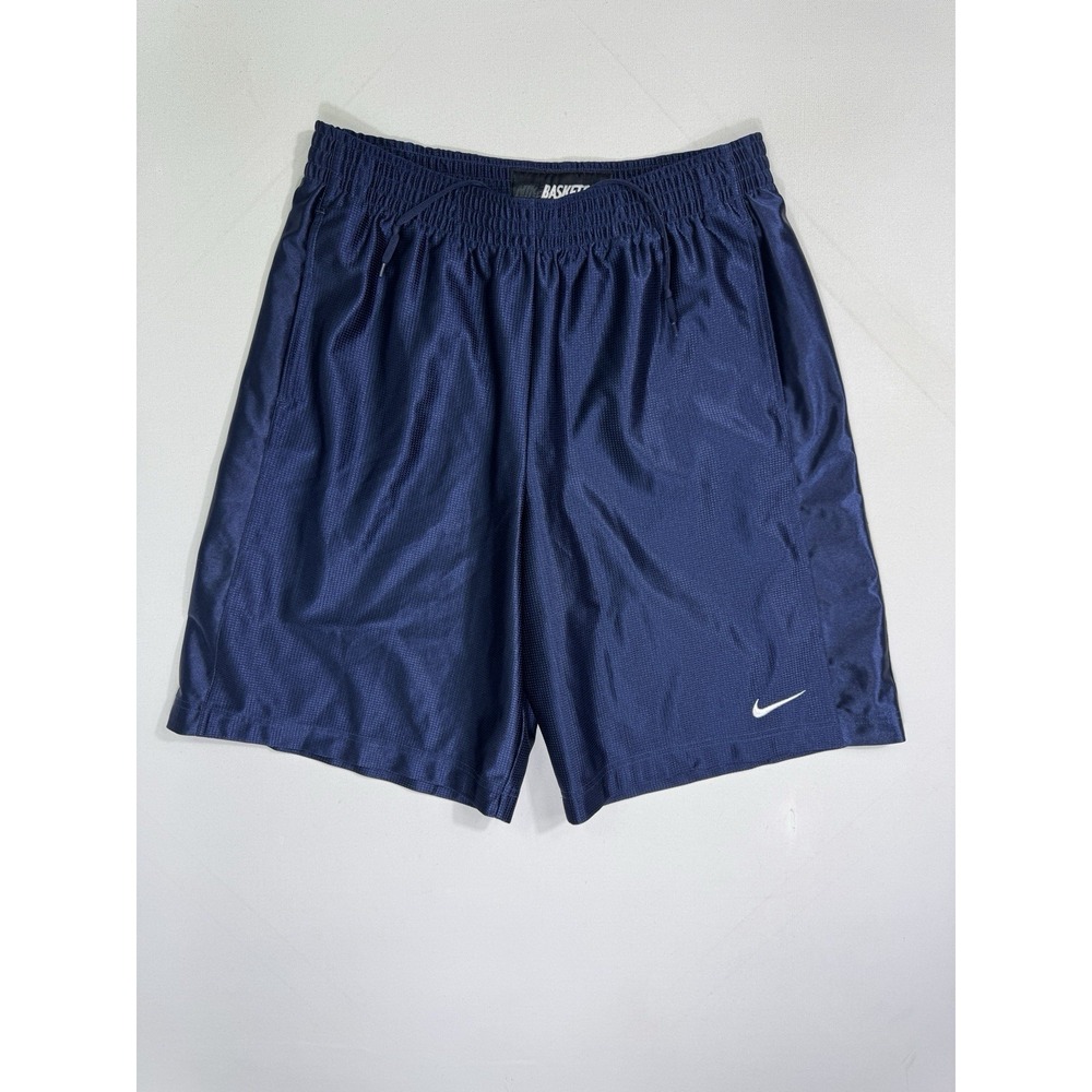 Nike Basketball Shorts Pockets Money Dazzle Navy Blue 207630-453 Men’s Large